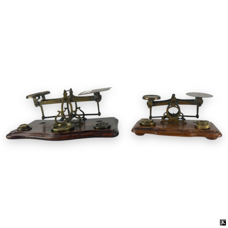 2 Antique Brass Scales (1 of 2)