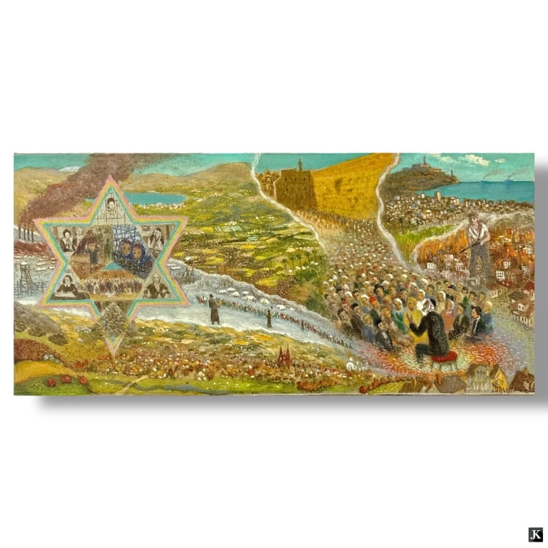 Natan Nota Koslowsky Polish American oil painting (1 of 5)