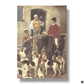 Decorative Color Print "Fox Hunter"