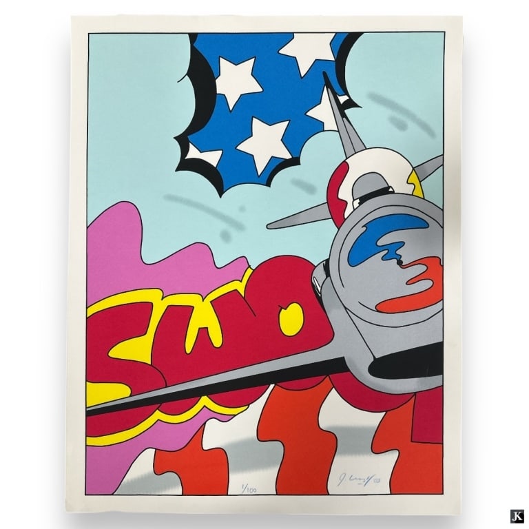 John "Crash" Matos Lithograph American Thunderbird (1 of 4)