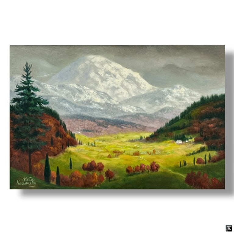 Natan Nota Koslowsky Polish American oil painting (1 of 6)