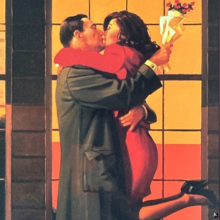 Jack Vettriano Color Print "Back Where You Belong" (1 of 3)