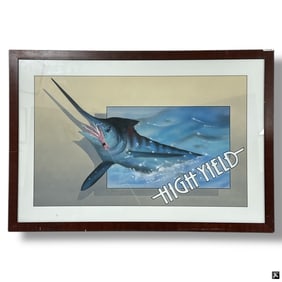 Large Color Fishing Print "High Yield"