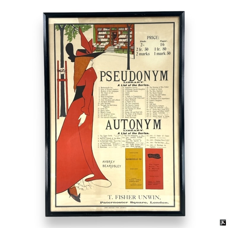 Pseudonym & Antonym T Fisher Unwin Poster (1 of 4)