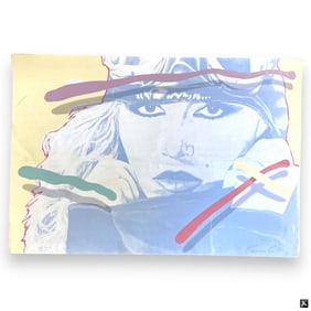 Jim Ceravolo Silkscreen "Pretty Woman w/Hat"