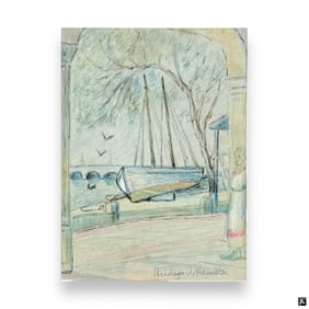 Hildegarde Hamilton Colored Pencil on Paper