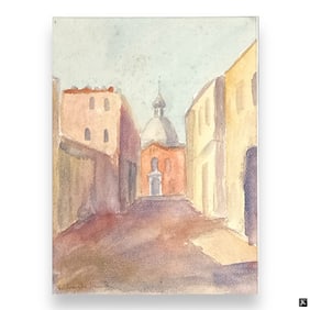 Hildegarde Hamilton Watercolor on Paper
