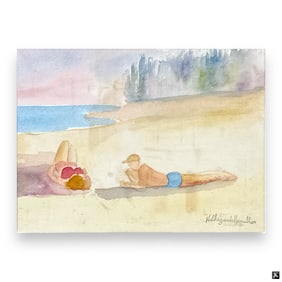 Hildegarde Hamilton Watercolor on Paper