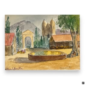 Hildegarde Hamilton Watercolor on Paper