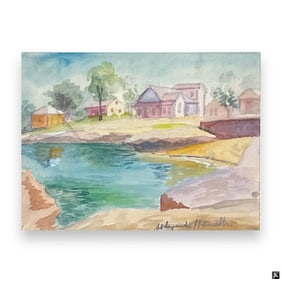 Hildegarde Hamilton Watercolor on Paper
