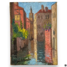 Hildegarde Hamilton Oil/Canvas "Venice"