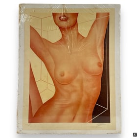 Roberto Carbone Lithograph "Lips In Perspective"