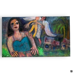 Hegina Rodrigues Oil/Canvas "The Taking Of Mr Mai"
