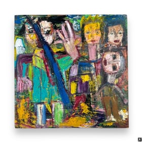 Hegina Rodrigues (USA 20th/21st) Oil On Board