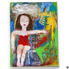 Hegina Rodrigues (USA 20th/21st) Oil On Canvas