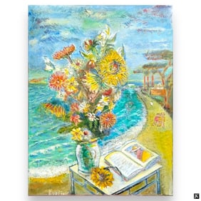 David Burliuk (RUSSIA 1882-1967) Oil On Canvas