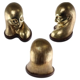 Hugo Robus Expressionist Gilt Bronze Sculpture