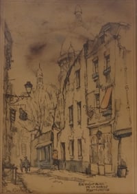 Jan Korthals (1916-1972) Color Print