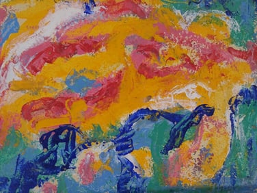 Artist Unknown Oil/Board "Abstract Painting"