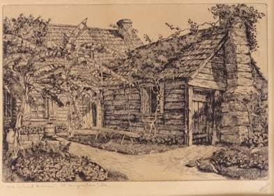 Walter Ronald Locke (1883-1949) Etching
