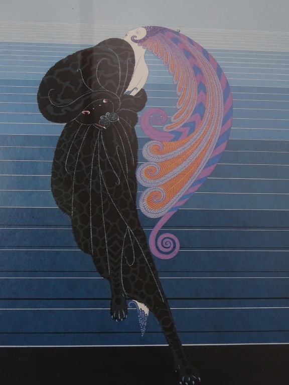 Erte (1892-1990) Serigraph "Beauty And The Beast" (1 of 7)