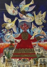 Irene Awret (1921-2014) Lithograph