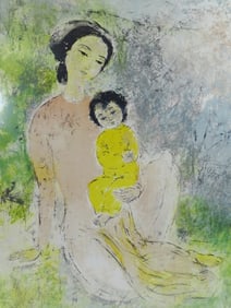 Vu Cao Dam (1908-2000) Lithograph Numbered 105/150