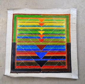 Sayed Haider Raza (1922-2016) Acrylic/Canvas w/COA