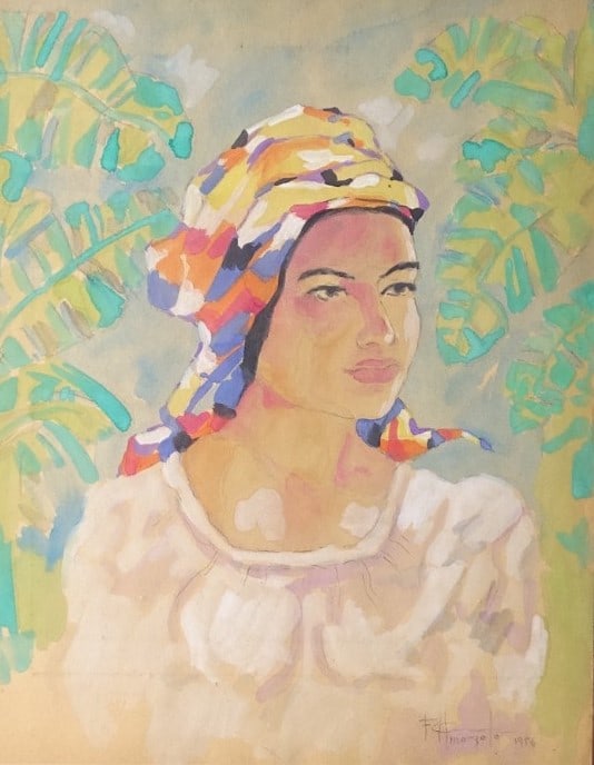 Fernando Amorsolo (1892-1972) Watercolor/Paper (1 of 5)