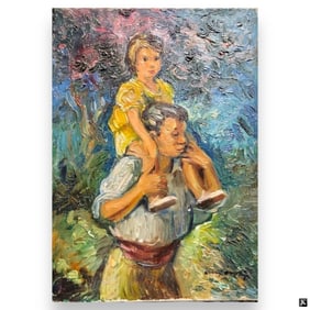 Unknown Artist French School Impressionist Oil