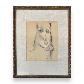 Zdenek Sklenar (CZECH 1910-1986) Pastel Drawing