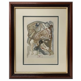 Salvador Dali (1904-1989) Wood Engraving