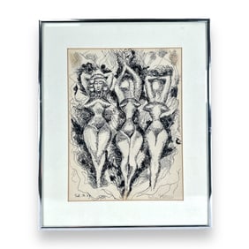 Bertram Hartman (USA 1882-1960) Signed Lithograph