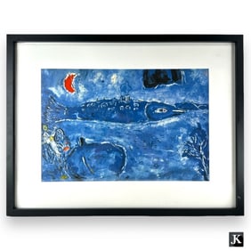 Marc Chagall Lithographic Book Print Framed