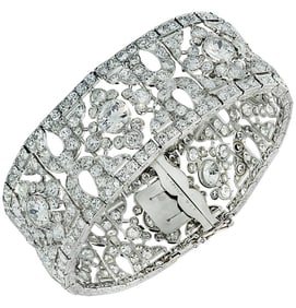 Cartier Belle Époque 40.55ct Diamond Bracelet