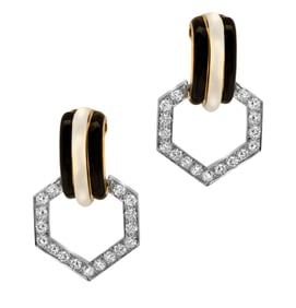 David Webb 2.79 Ct Diamond, Platinum & 18K Yellow