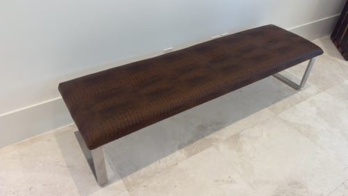 Crocodile Bench Chrome
