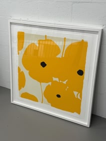 Donald Sultan Yellow Poppies