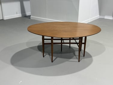 A Vintage Flip Top Carved Wooden Dining Table