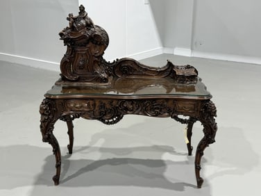 Christie's Antique Carved Italian Desk