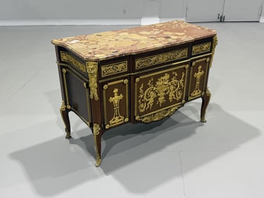 Possibly LINKE French Marble Top Commode