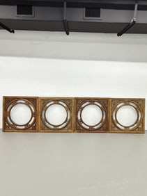 (4) Four Chinese Window Frames