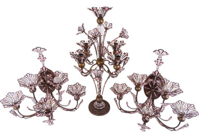 Vintage French Style Sconces And Candelabra