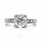 Art Deco Platinum 1.50 Ct. Diamond Ring