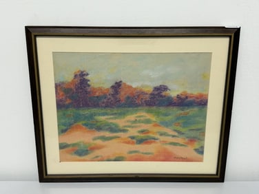 Richard Mayhew (1924-2024) Pastel/Paper