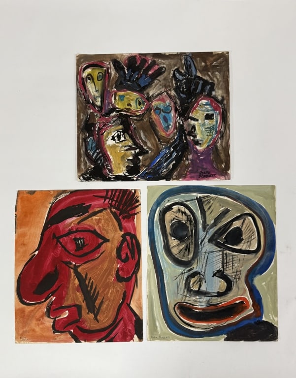 Lot Rolph Scarlett (1889-1984) Gouache/Paper (1 of 4)