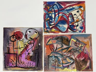 Lot Rolph Scarlett (1889-1984) Mixed Media/Paper