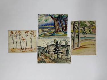 Lot Rolph Scarlett (1889-1984) Paintings/Paper