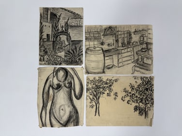 Lot Rolph Scarlett (1889-1984) Pastel/Paper