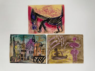 Lot Rolph Scarlett (1889-1984) Mixed Media/Paper